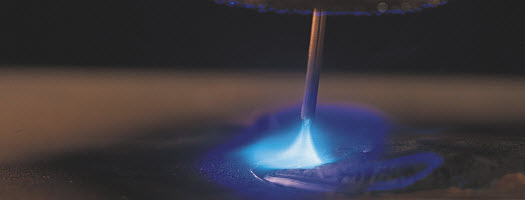 Welding spark